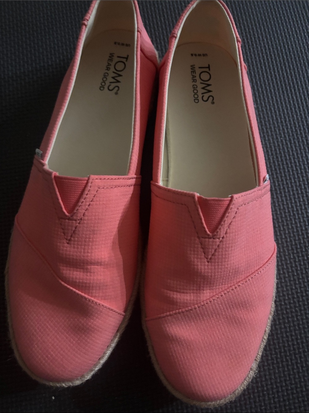 TOMS Coral Espadrille Slip-On Flats - Women's
